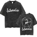 Men's Rock Extremoduro Vintage Washed T Shirts Man Punk Gothic Fashion Short Sleeve T-Shirt Unisex Hip Hop Band Clothing Tshirt