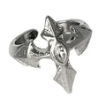 Adjustable Gothic Cross Ring