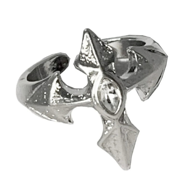 Adjustable Gothic Cross Ring