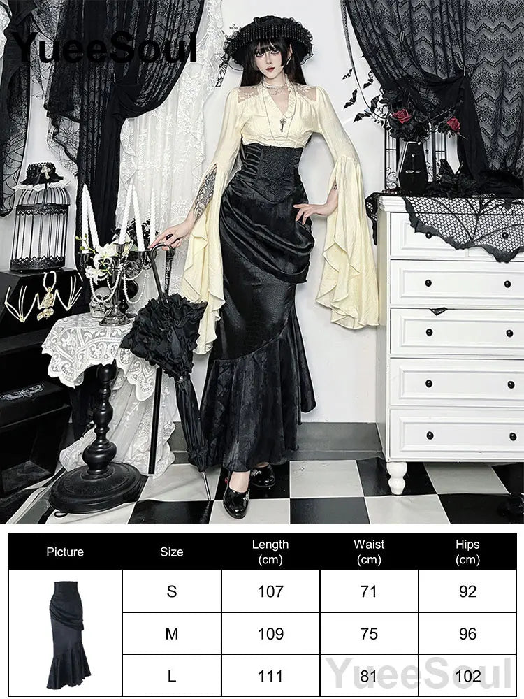 Gothic Women Skirts Black High Waist Pleated Skirts 2026 New Y2K Party Club Punk Goth Dark Grunge Lolita Halloween Mini Skirt