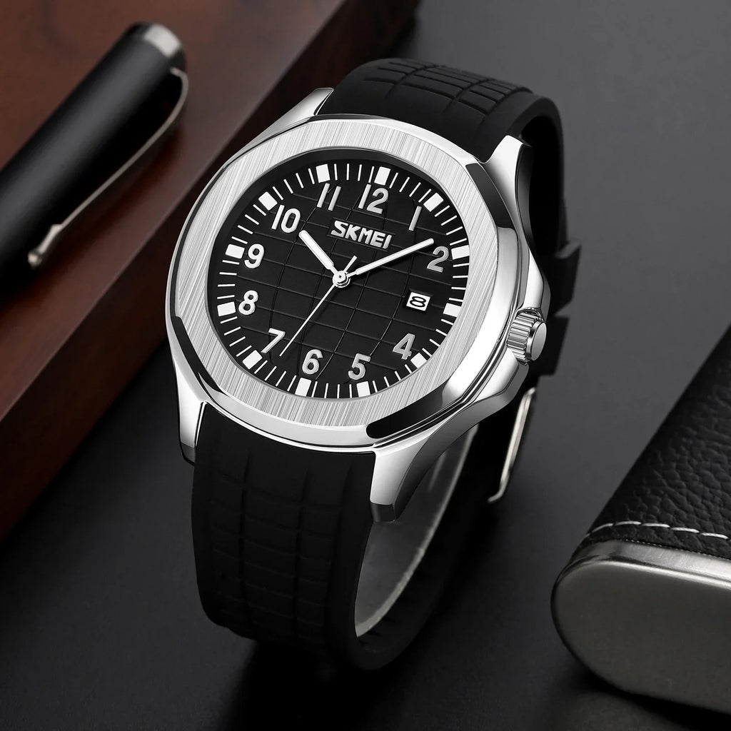 Skmei Man Casual Waterproof Date Sports Watches Clock For Men Male Relogio Masculino Quartz Movement Wristwatches 9286
