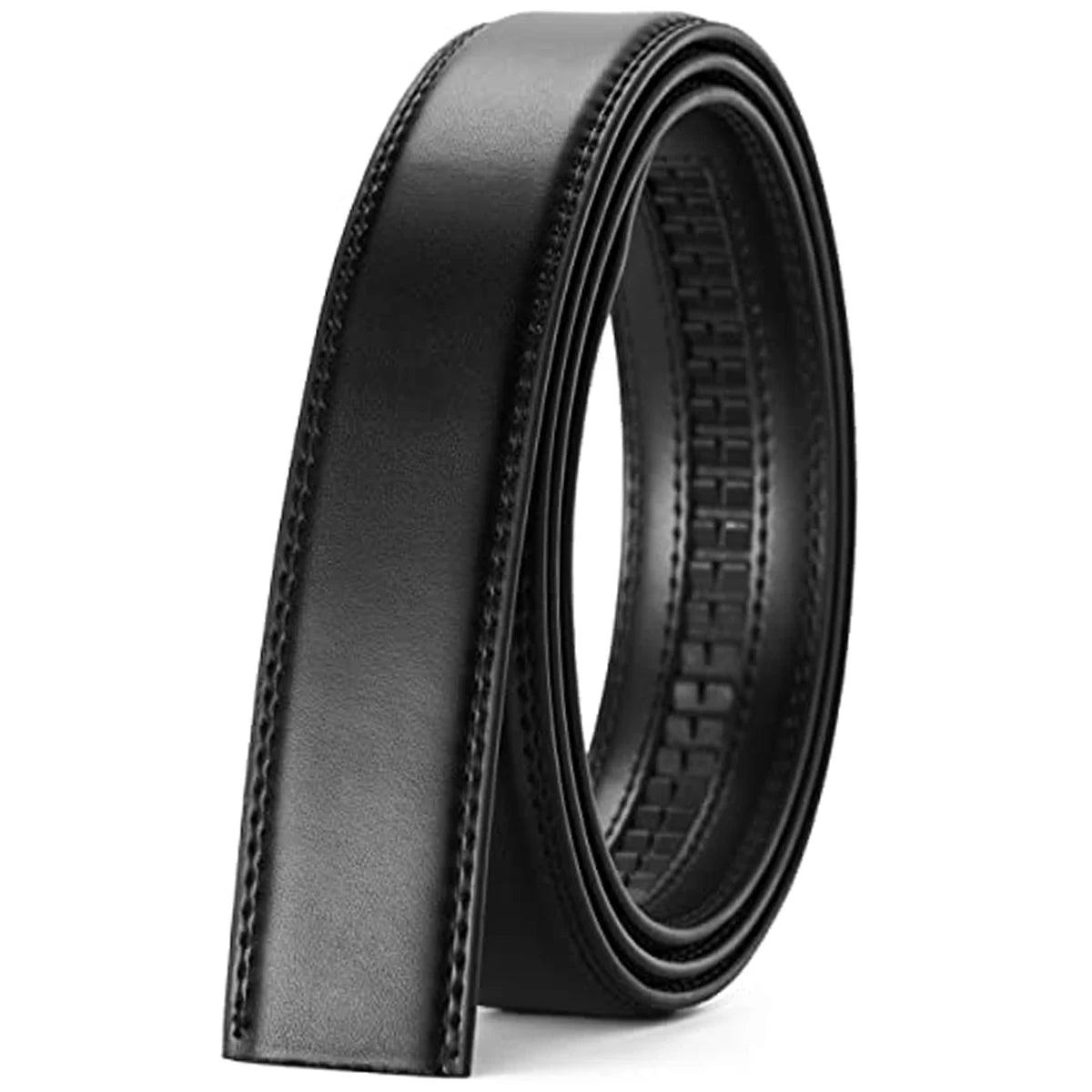 DOOPAI Mens Leather Belt  Automatic Genuine Leather Belts Leisure Fashion Ratchet Belts for Men Pants Waistband Ремень