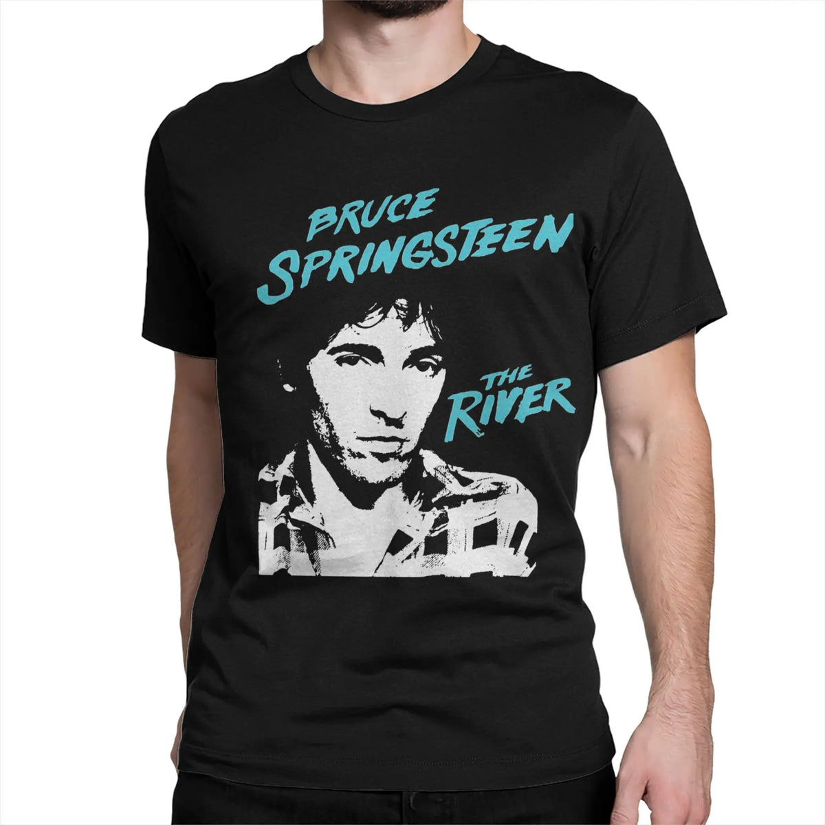Bruce Heavy Metal T-Shirt for Men Women Springsteen Awesome Pure Cotton Tee Shirt Round Collar Short Sleeve T Shirts Summer Tops