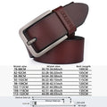 Men's Belt Genuine Leather Luxury Designer Vintage Pin Buckle for Jeans Trouser Belts Men Luxury Strap Male Belts Waistband Belt