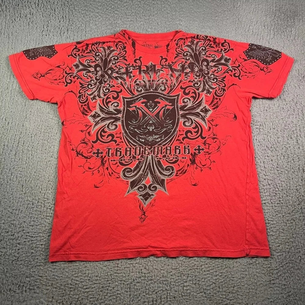 Fashion Y2k T-Shirt Men Medieval Vintage Skull 3D Printed Short Sleeve Hip Hop Street Style Round Neck Tee Summer Men's Clothing