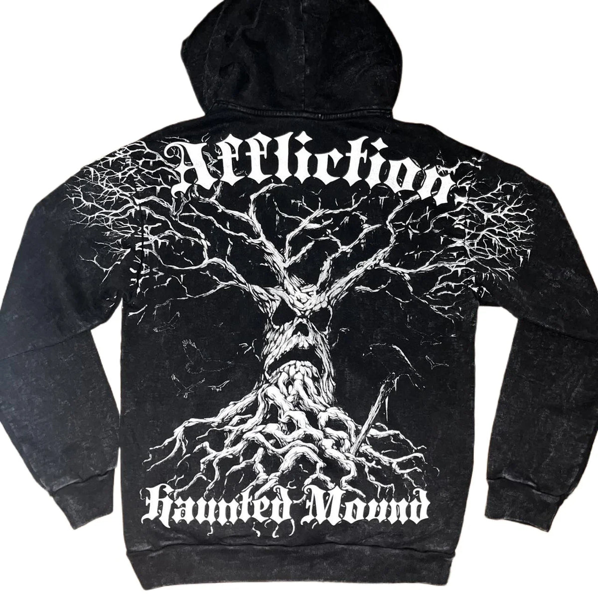 Y2K Street Gothic Hoodie Punk Classic Retro Skull Print Zipper Hip Hop Leisure Sweater New Personality Hoodie Street Wear