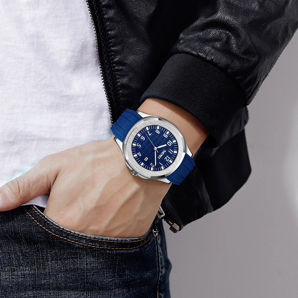 Skmei Man Casual Waterproof Date Sports Watches Clock For Men Male Relogio Masculino Quartz Movement Wristwatches 9286