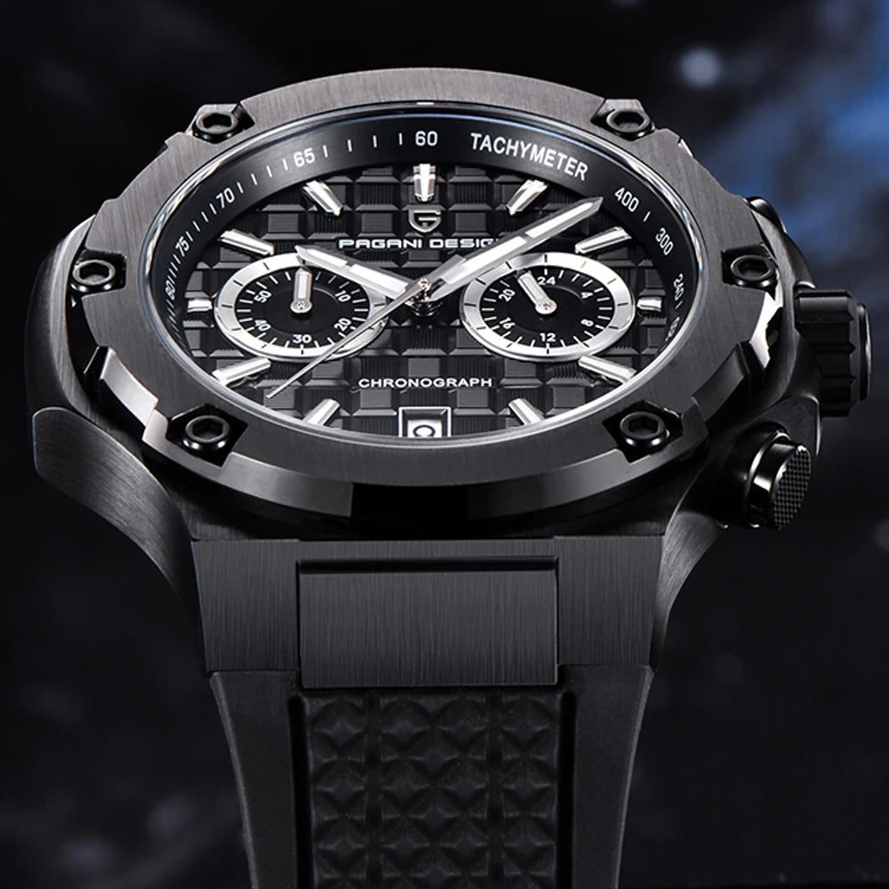 2026 New PAGANI DESIGN Men's Quartz Watches Top Luxury Speed Sports Chronograph Watch Men Waterproof Luminous AR Sapphire Clock