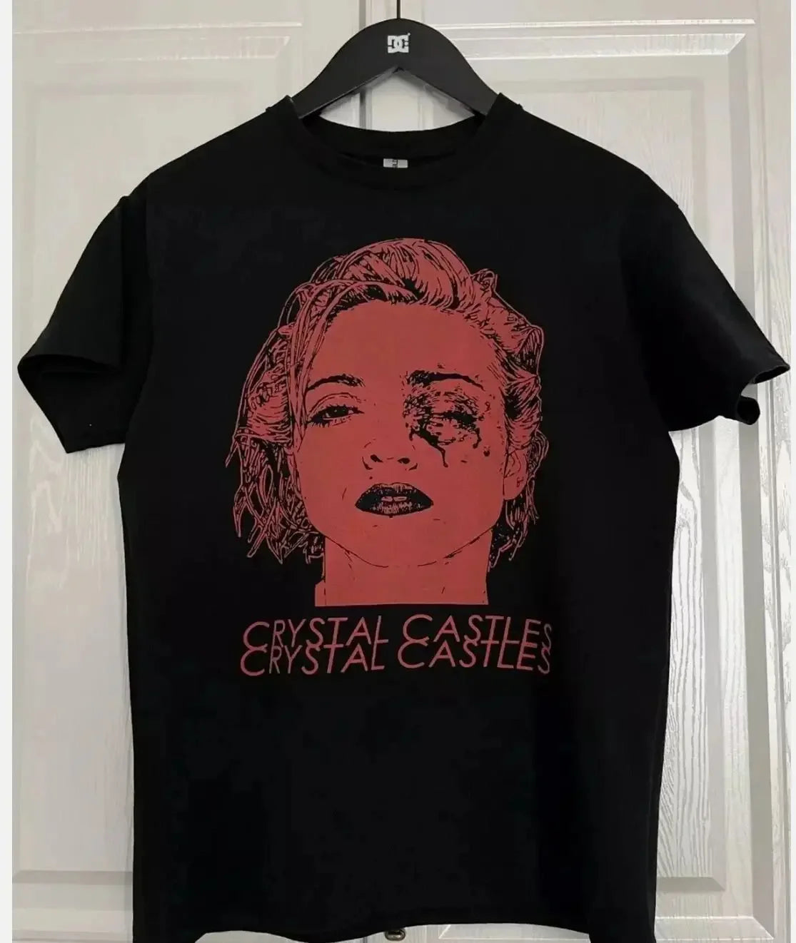 Y2K Punk Dark Streetwear Portrait Graphic T-Shirt Men Women Urban Style Polyester Short Sleeve Fashion Casual Tops