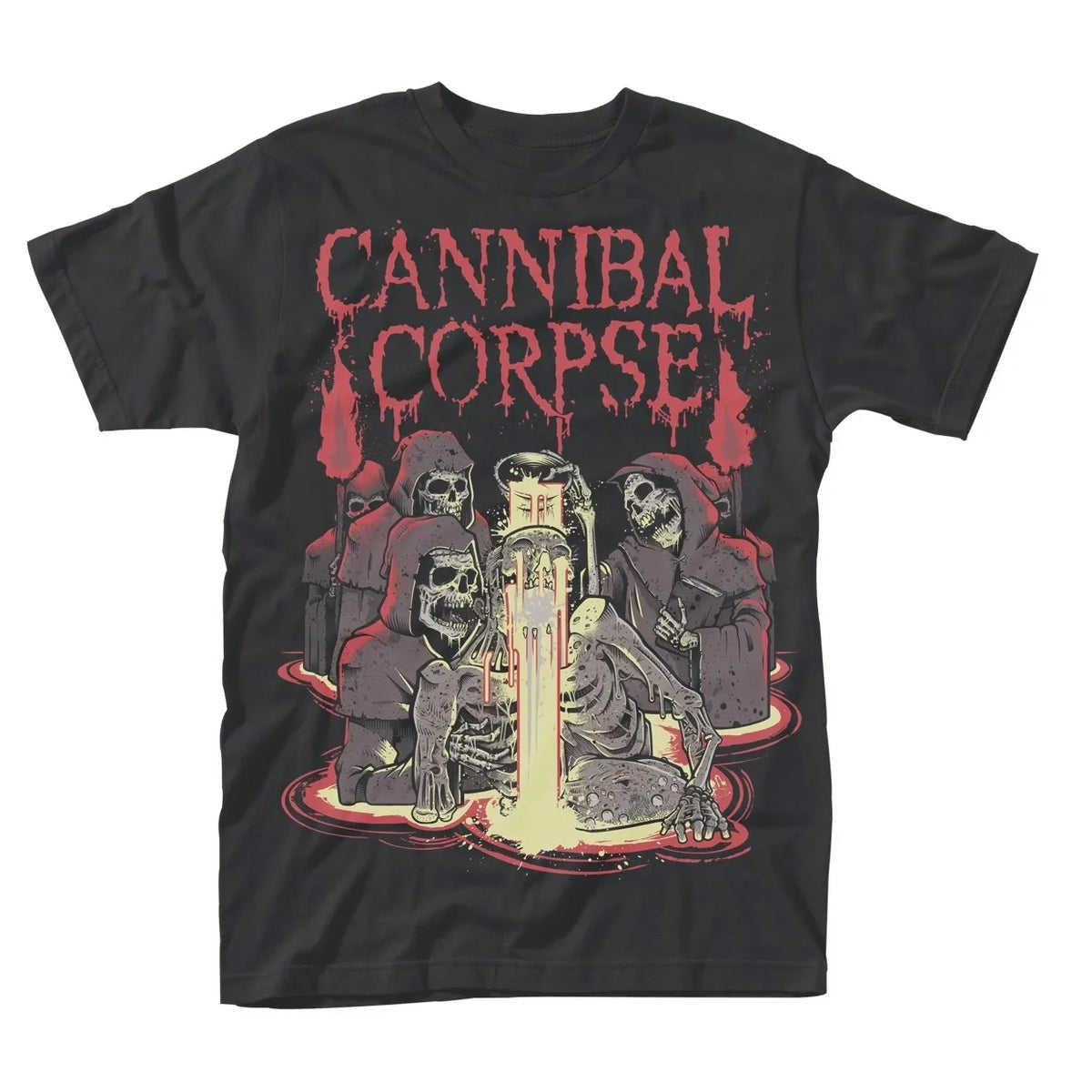 Gothic Rock Graphic T Shirts Heavy Metal Tops Hot Topics Cannibal Corpse Torn Apart T-Shirt Casual Loose Print Cottpn Tee Unisex