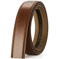 DOOPAI Mens Leather Belt  Automatic Genuine Leather Belts Leisure Fashion Ratchet Belts for Men Pants Waistband Ремень