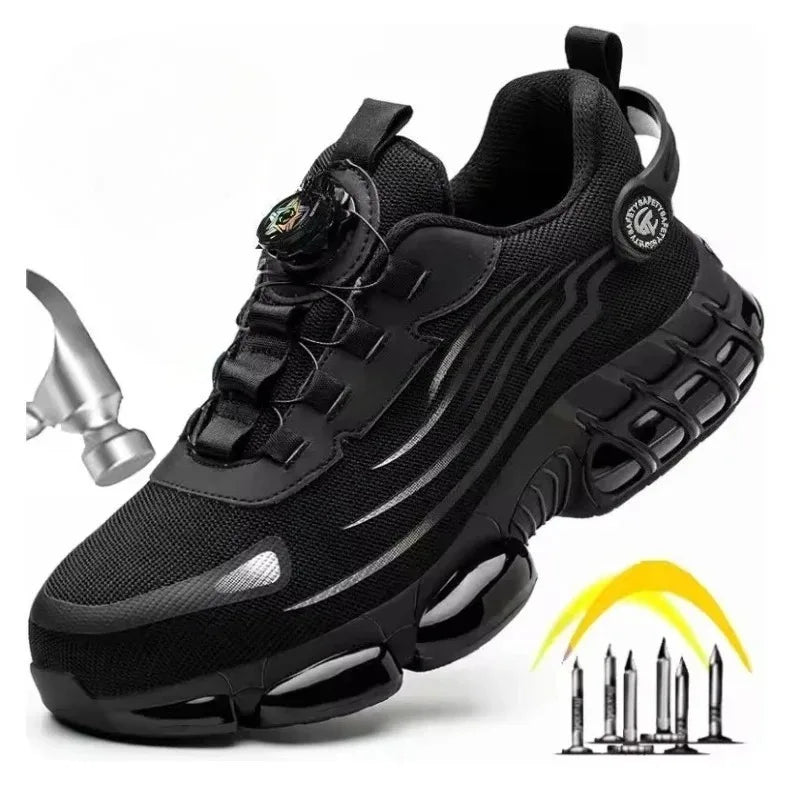 Sizes 36-48 Safety Shoes Steel Toe Smash Puncture Proof Workwear Shoes for Men Sneakers Anti-slip Zapatos De Seguridad De Hombre