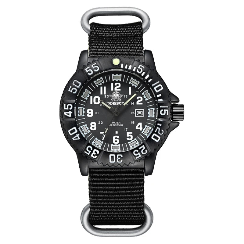 Addies Military Watch Special Forces Outdoor Sports Luminous Classic SEAL Army Wristwatch Man Quartz Watches For Men Waterproof