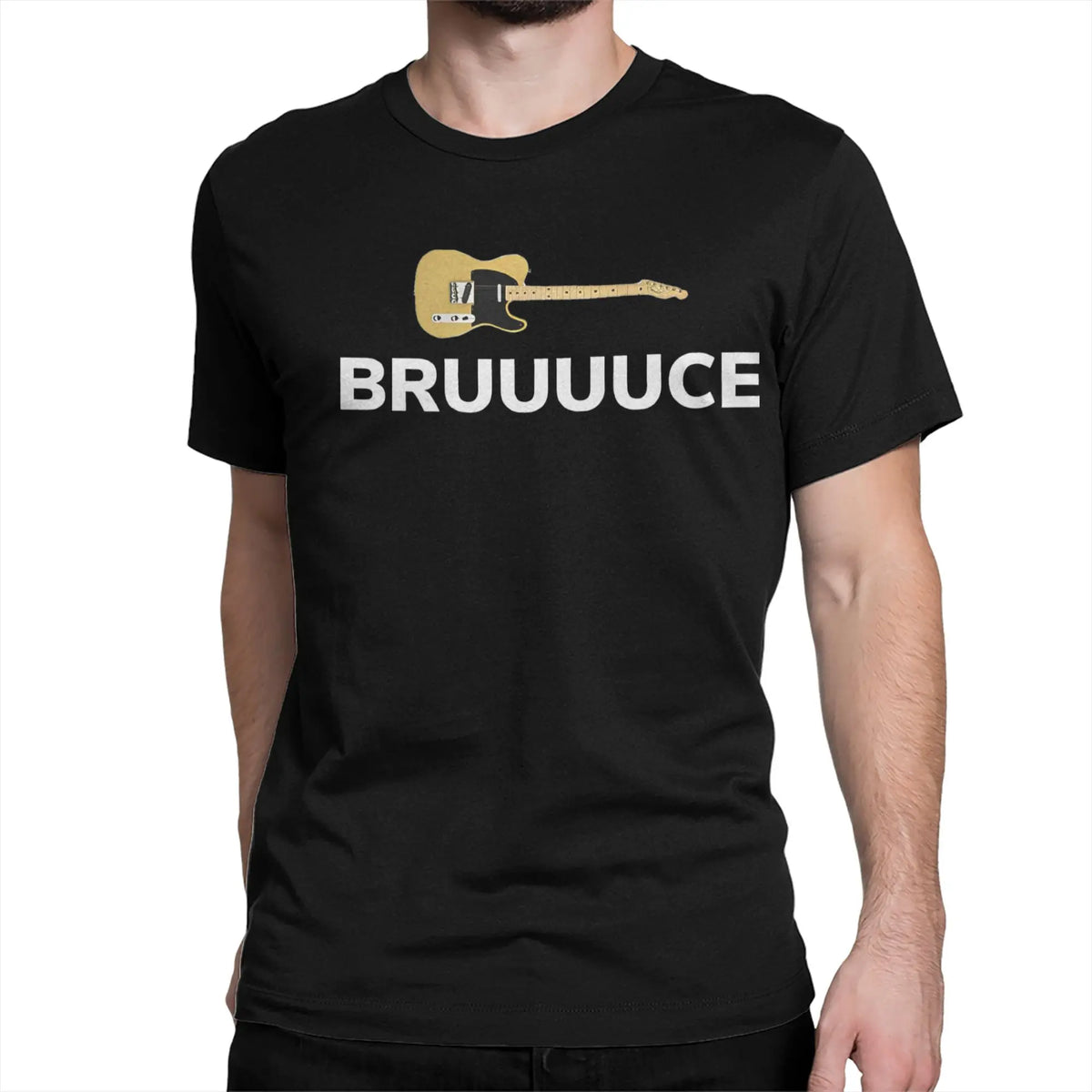 Bruce Heavy Metal T-Shirt for Men Women Springsteen Awesome Pure Cotton Tee Shirt Round Collar Short Sleeve T Shirts Summer Tops
