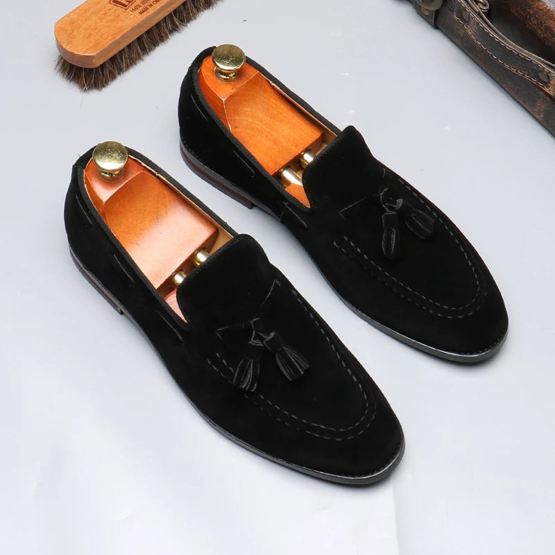 Men's Casual Business Shoes Mens Classic British Style Penny Loafers Moccasins Fashion Party Wedding Flats for Men