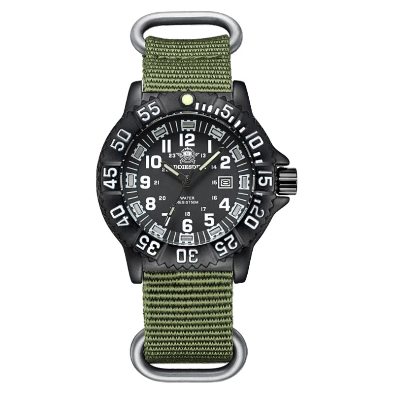 Addies Military Watch Special Forces Outdoor Sports Luminous Classic SEAL Army Wristwatch Man Quartz Watches For Men Waterproof