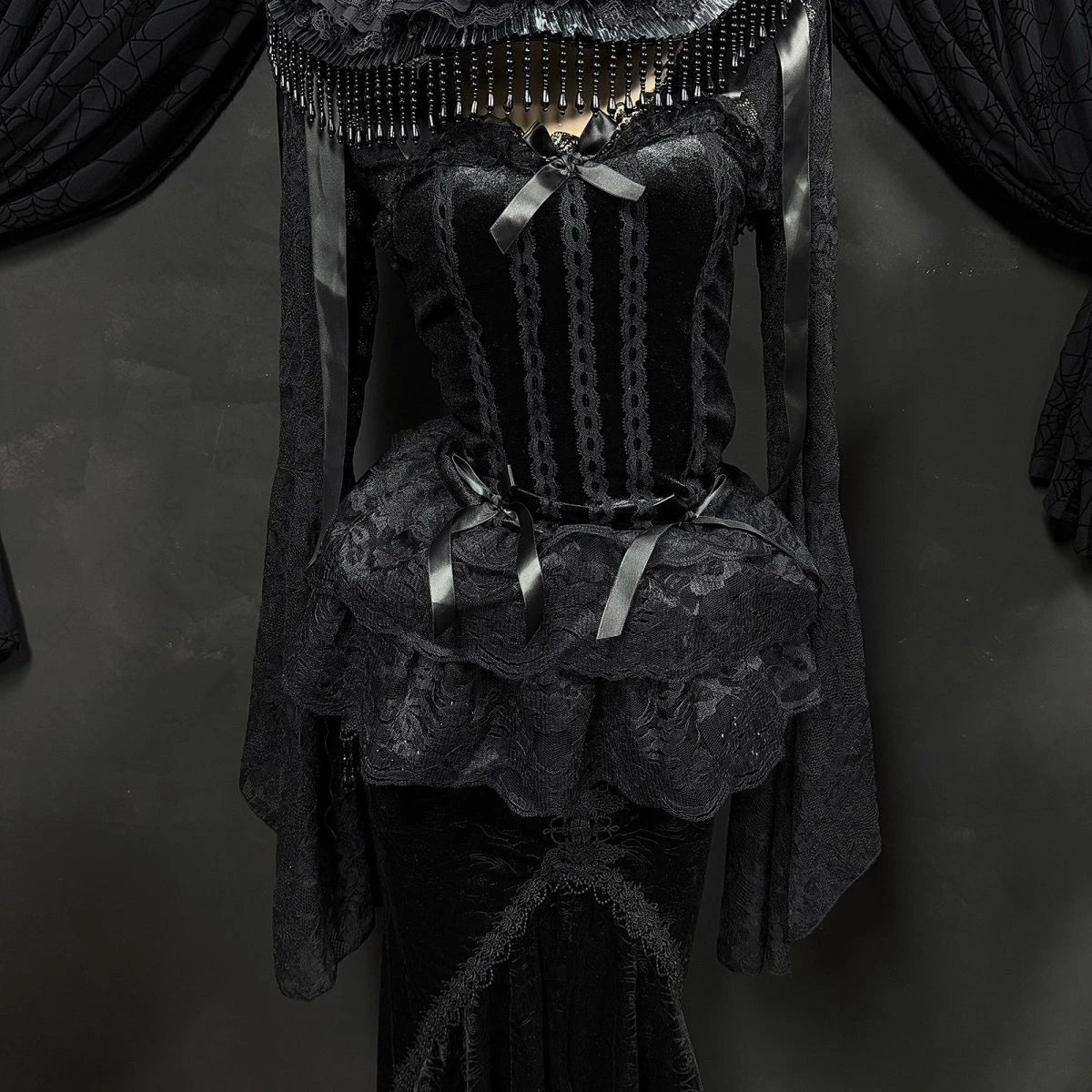 Gothic Dresses 2000s Women's Sexy Camis Sling High waist Lace Tiered Mini Dress Harajuku  Streetwear Femme Aesthetic Short Dress