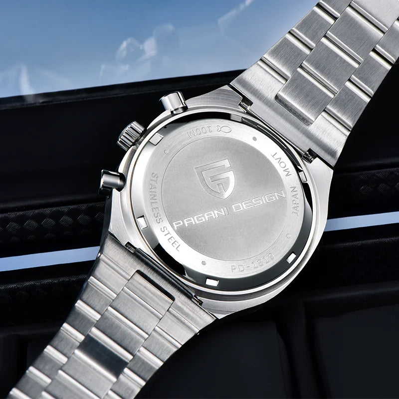 Pagani Design Luxury Mens' Quartz Watch MIYOTA OS00 Sapphire Waterproof Speed Tester  Wrist Watch Reloj Hombre PD1819