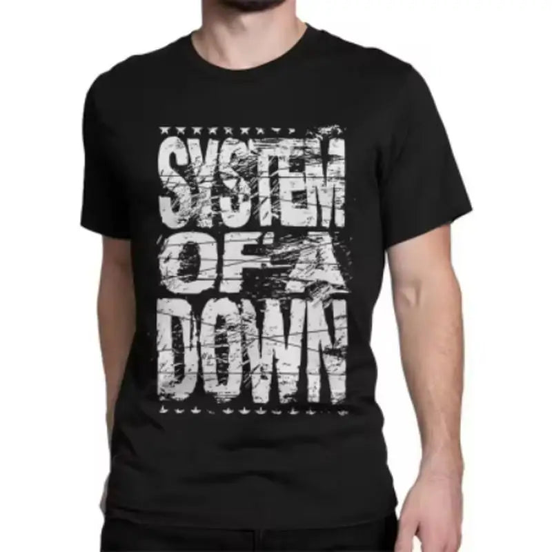 Novelty Rock Heavy Metal Band T-Shirt Men Women's O Neck Pure Cotton T Shirts System of A Downs SOAD Tee Shirt 3XL Tops