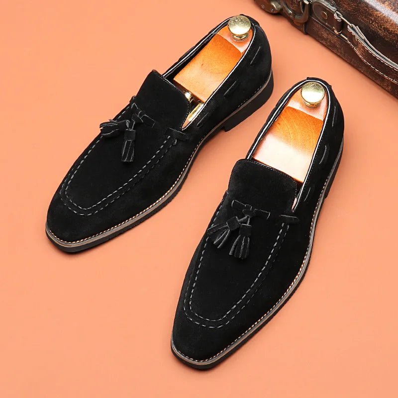 Men's Casual Business Shoes Mens Classic British Style Penny Loafers Moccasins Fashion Party Wedding Flats for Men