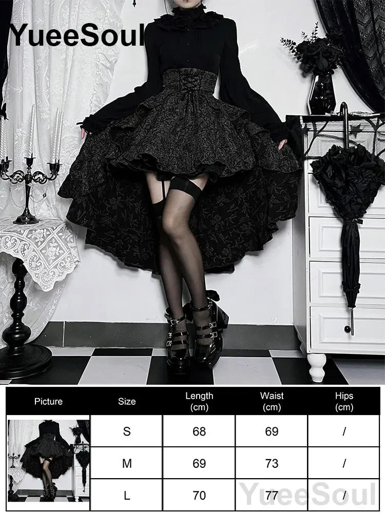 Gothic Women Skirts Black High Waist Pleated Skirts 2026 New Y2K Party Club Punk Goth Dark Grunge Lolita Halloween Mini Skirt