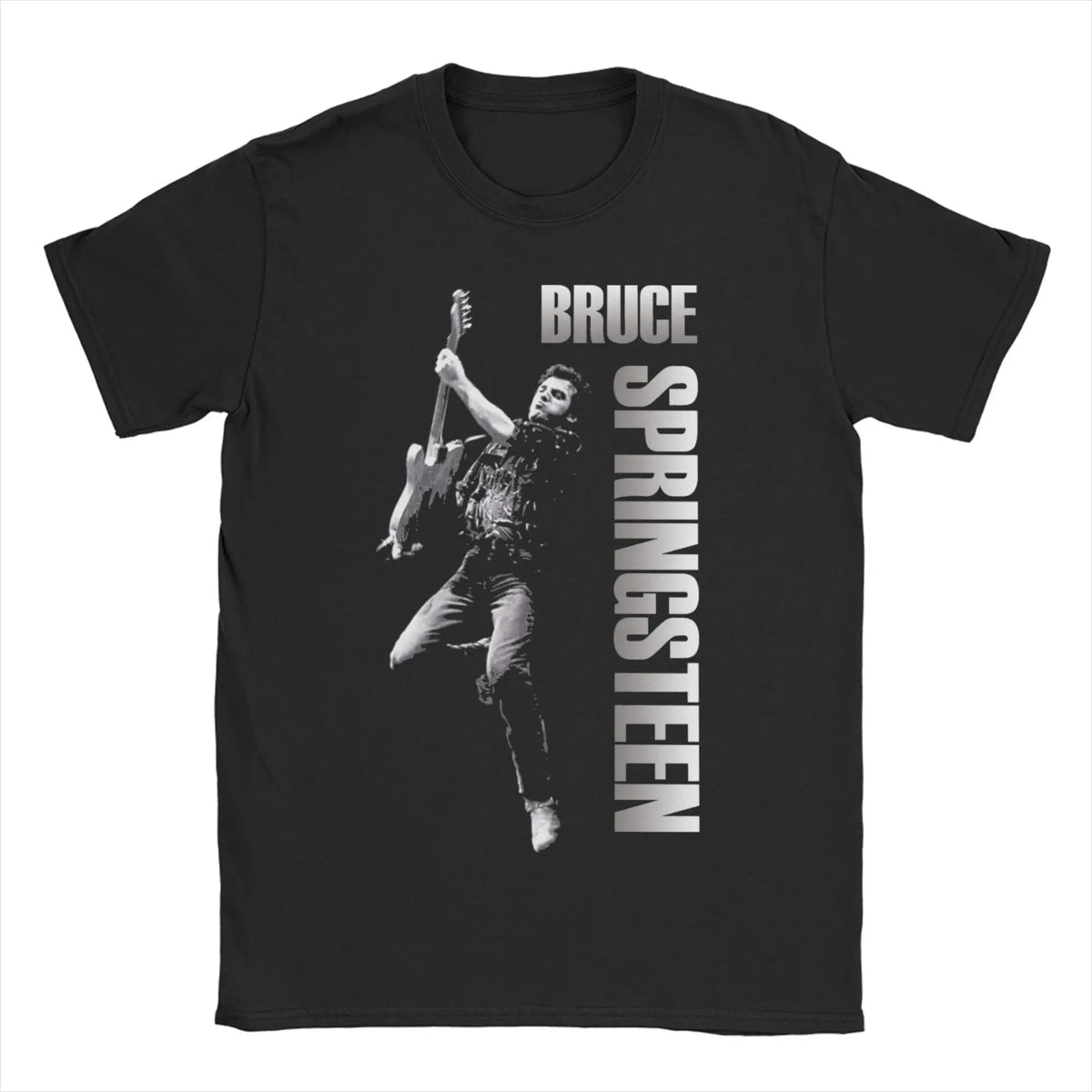 Bruce Heavy Metal T-Shirt for Men Women Springsteen Awesome Pure Cotton Tee Shirt Round Collar Short Sleeve T Shirts Summer Tops